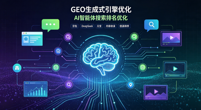 黄山区GEO 浪潮来袭：生成式引擎优化崛起，创作者争抢豆包、DeepSeek、元宝智能体流量入口